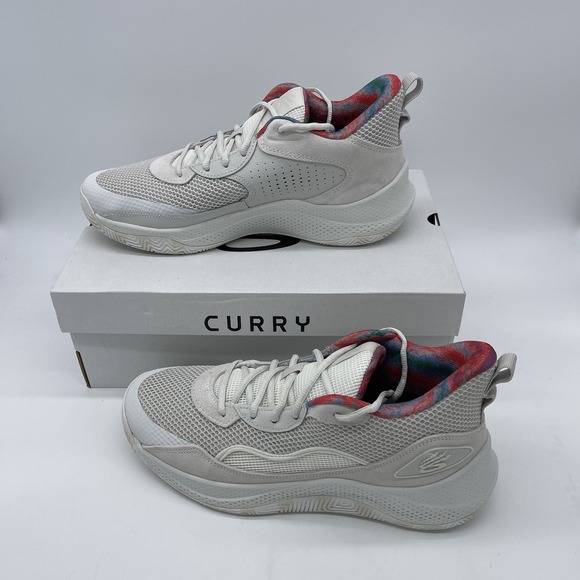 Under Armour Curry 3Z‎ 24 SDE Basketball Shoes Size Men\'s 11.5 Women\'s 13 White main image 7